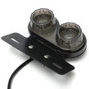 Motorcycle 40 LED Rear Tail Stop Brake Light License Plate Lamp Bracket Holder