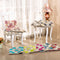 Vintage Country Lace Bread Pastoral Style Printing Flower Cotton Seat Cushion Sit Pad Mat Pillows