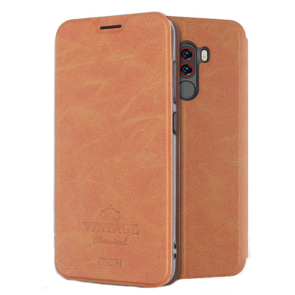 MOFI PU Leather Flip With Stand Card Slot Holder Protective Case For Xiaomi Pocophone F1