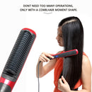 2 in 1 29W Electric Fast Hair Straightener Curling Styling Brush Comb Curler Iron