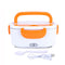 1.5L Electric Lunch Box Car Plug-in Heating Insulated Food Warmer Container Outdoor Travel