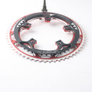 Qikour 60T Single Speed 130BCD Chainwheel CNC  Folding Bike Bicycle Crankset Cycling Chain Ring