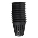 10Pcs 2.2Inch Plastic Mesh Net Basket Hydroponic Aeroponic Flower Container Grow Pot Planting Basket