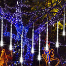 30cm LED Meteor Shower Rain String Light 6 Hanging Snowfall Tree Outdoor Lamp for Christmas AC110-220V