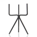 Mini Flower Pots with Metal Stand Ventilated Flower Plant Pot Iron Vase with Rack Decorations