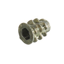 Suleve MXZN1 70Pcs M4/M5/M6 Zinc Alloy Wood Furniture Hex Socket Drive Head Threaded Insert Nut Internal and External Nut 8-15mm