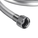 Water Hose Pipe Connectors Smooth Siver PVC Flexible Shower Hose Replacement Accessories