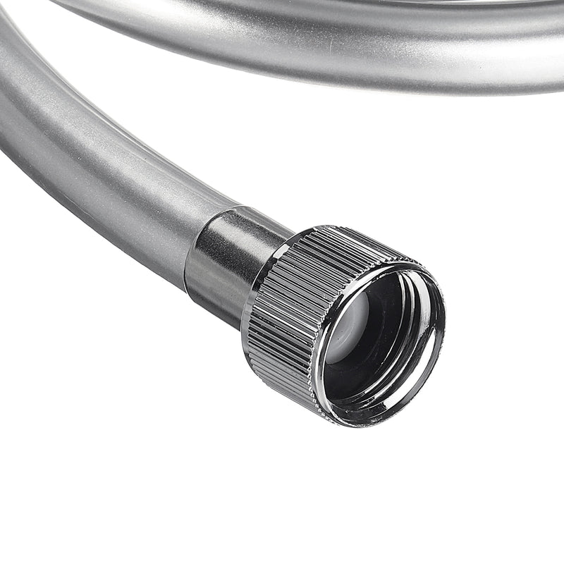 Water Hose Pipe Connectors Smooth Siver PVC Flexible Shower Hose Replacement Accessories