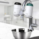 3000W 220V Three Water Outlets Temperature Display Electric Instant Heating Faucets Kitchen Hot&Cold Water Heater Water Purifier EU Plug