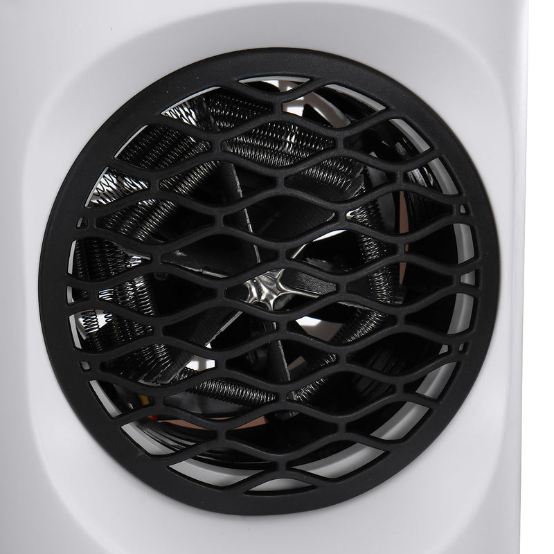 400W Mini Space Fan Heater Portable Electric Quiet Table Furnace Winter Warmer
