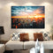 New York City Night Silk Cloth Poster Painting Modern Wall Paper Art Oil Picture Living Room Home Decor