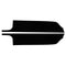 1 Set Gloss Black Car Front Bumper Grille Stickers Trim for Honda Accord 2018-2019