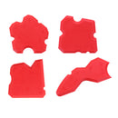 Drillpro 4pcs Caulking Tool Joint Sealant Glass Glue Scraper Floor Scrapers Tool Grout Spreader