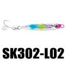 SeaKnight SK302 1PC 21g 65mm Jigging Fishing Lure Metal Sinking Spoon Fishing Baits 3D Eyes
