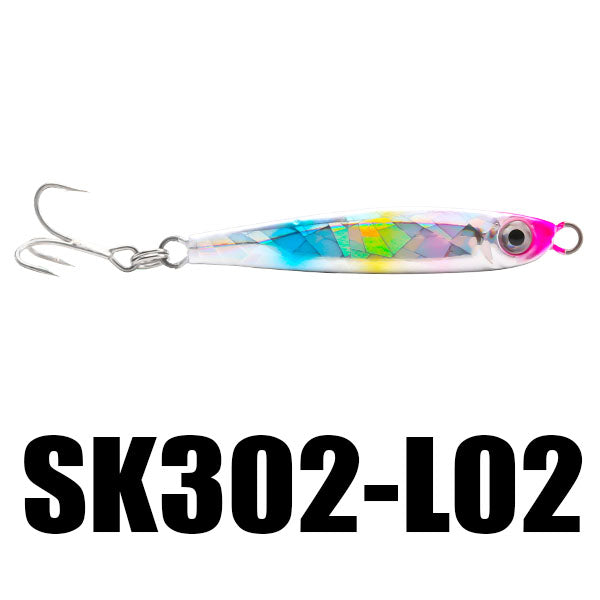 SeaKnight SK302 1PC 21g 65mm Jigging Fishing Lure Metal Sinking Spoon Fishing Baits 3D Eyes