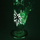 18 Inch Luminous Glass Joint Pipes Bubblers for Smoking Recycler Glass