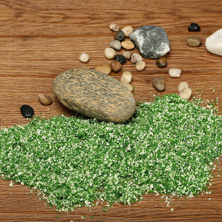 DIY Handmade Building Model Material Grass Tree Sponge Powder Green Mixture Pollen
