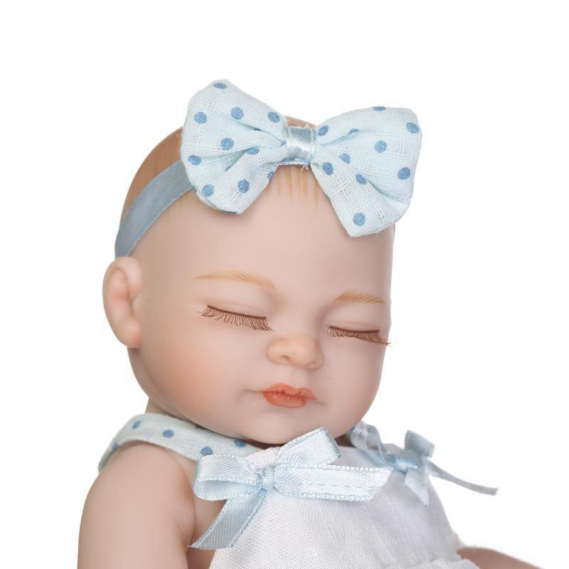NPK 10 Inch 26cm Twins Reborn Baby Soft Silicone Doll Handmade Lifelik Baby Girl Dolls Birthday Gift