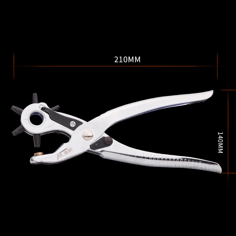 MYTEC Belt Hole Plier Household Multi-function Hole Punch Pliers Labor-Saving Belt Hole Punch Watch Belt Pants Belt Eyelet Pliers Tool