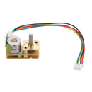 Machifit GM1024BY10 DC 5V 5/15/30RPM Micro Gear Motor 2-Phase 4-Wire Stepping Motor All Metal Gearbox