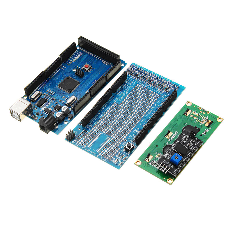 MEGA 2560 Project Starter Kits With LCD1602 Servo Motor Ultrasonic Sensor