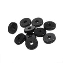10Pcs M6 Manual Knurled Thumb Aluminum Alloy Screw Nut Spacer Flat Washer