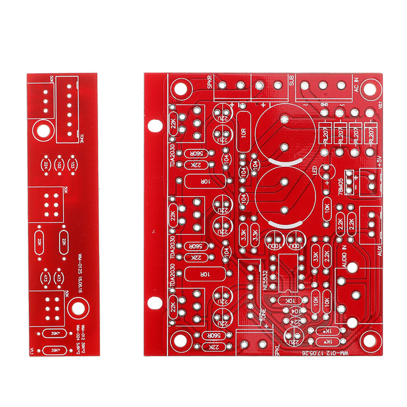 TDA2030A 2.1 Super Bass 2.1 Subwoofer Amplifier Board Three-channel Speaker Audio Amplifier Board DIY Kit