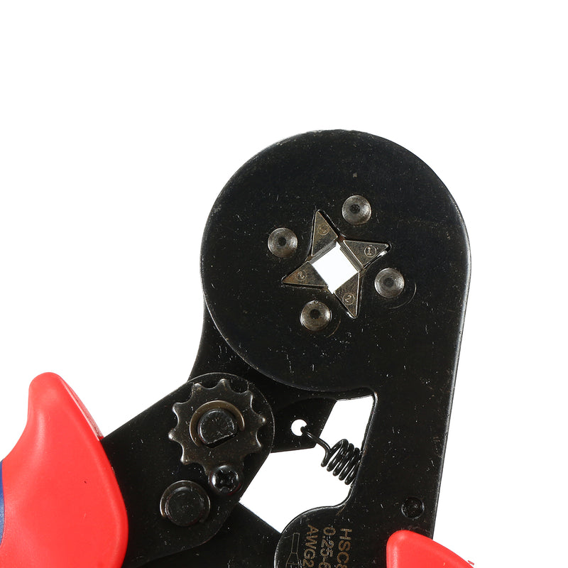 HSC8 6-4A 0.25-6mm AWG23-10 Self Adjusting Ratcheting Ferrule Crimper Plier