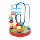 Counting Circles Bead Abacus Wire Maze Roller Coaster Wooden Montessori Toys