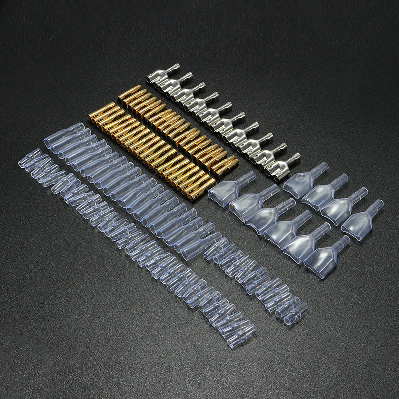 3.9mm Bullet Connectors Female/Male Double Terminals Motorcycle Car