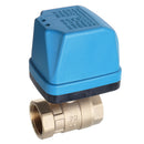 DN25 Electric Motorized 2 Way 3-Wire Ball Valve Brass AC220V 1.6Mpa for Water