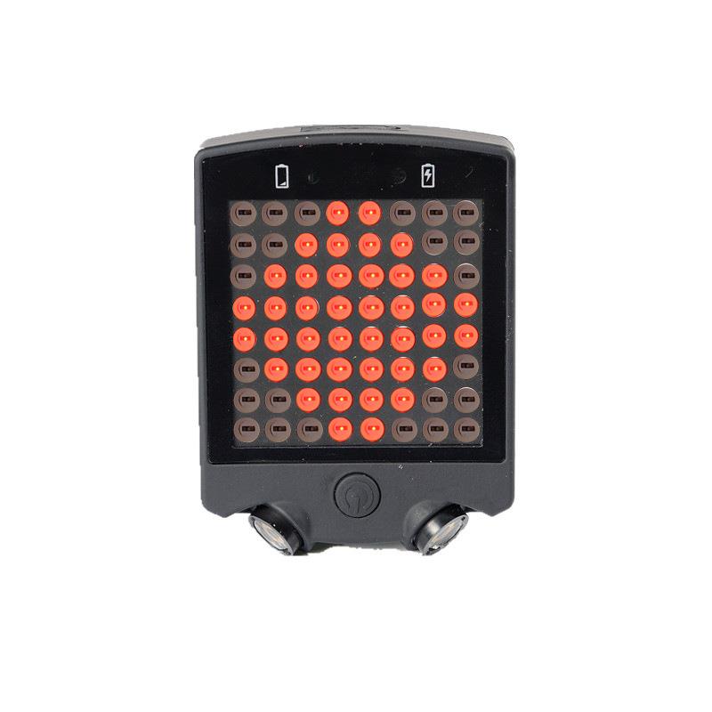 64 LED Wireless Remote Laser Bicycle Rear Tail Light Bike Turn Signals Safety Warning Light