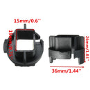 2pcs H7 Xenon HID Bulbs Adapters Holders For Hyundai Genesis Coupe Veloster K5