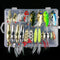 ZANLURE 21pcs/set Metal Spoon Lures Fishing Lure Set VIB Sea Fish Bass Baits Crankbait Swimbait