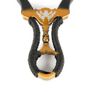 IPRee Outdoor Stainless Steel Tactical Slingshot Rubber Band Catapult Camping Shooting Bow