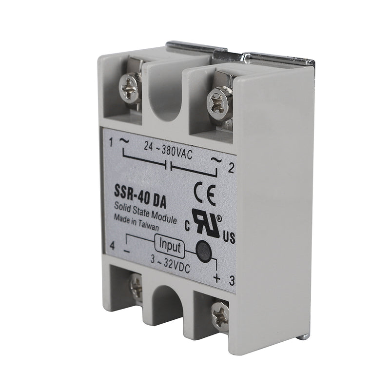 24V 40A Single Phase SSR-40 DA Solid State Relay Module For 3D Printer Parts