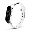 Colorful Pattern Watch Band Watch Strap Silicone Strap for Xiaomi Miband 4 Miband 3