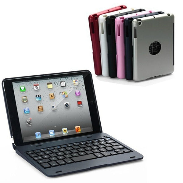 2 In 1 bluetooth Keyboard Foldable Kickstand Case For iPad Mini 1 2 3