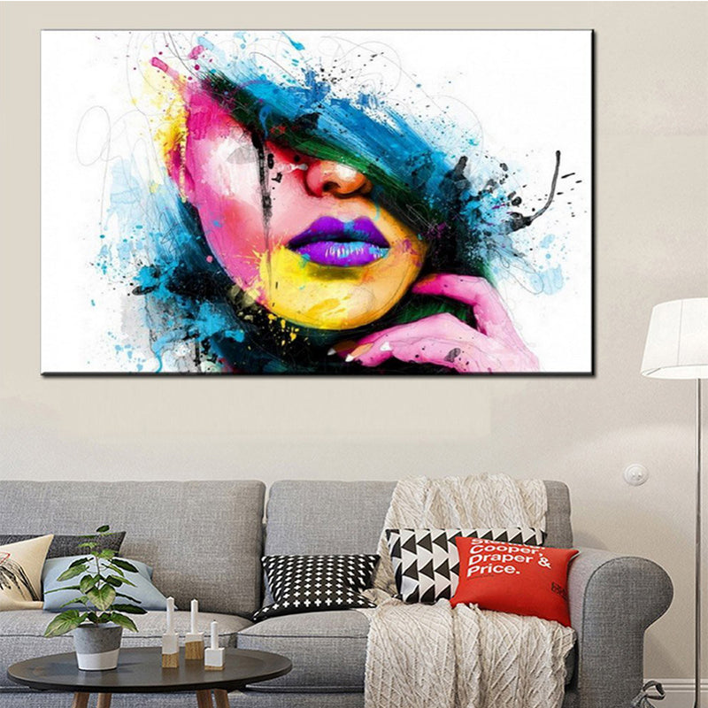 Miico Hand Painted Oil Paintings People Modern Stretched On Canvas Wall Art For Home Decoration 30x40cm