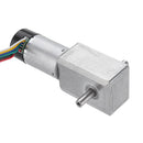 Machifit JGY-370 DC 12V Double Shaft Motor Reduction Gear Turbine Worm Self-locking Motor
