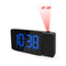 TS-3211 360 Rotated Projection Clock FM Radio Clock Snooze Function Creative Alarm Clock