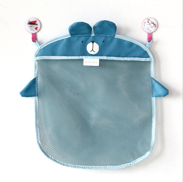 Honana BX-144  Cartoon Bathroom Folding Mesh Hanging Storage Bag  Bathing Toy Storage Organizer
