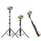 YUNTENG VCT-1388 Aluminum Tripod Selfie Stick with Phone Hoder Remote Control for Mobile Phone