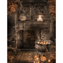 5x7FT Halloween Pumpkin Spider Web Photography Background Studio Prop Backdrop
