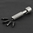 LAOTIE EDC Screwdriver Fingertip Titanium Alloy Bolt Driver Gyro 6mm Batch Head Outdoor Tool Titanium Screwdrivers