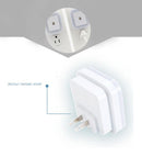 AC110-220V 0.5W Plug-in LED Night Light Lamp with Light Sensor Warm White US Plug / EU Plug