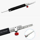 Drillpro Welding Inspection Scale Small Height Gauge HI-LO Dedicated Internal Welding Ruler Metric Size