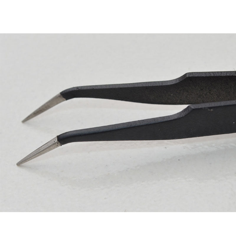 Stainless Steel Elbow Tip Clamp Handmade DIY Gadget Tweezers Clips Mobile Repair Tools