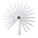 Drillpro 20 Blade Feeler Metric Gauge 0.05 to 1.0mm Thickness Spark Plug Measure Gap Tool