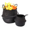 Black Seagrass Belly Basket Storage Holder Plant Pot Bag Home Decoration Storage Baskets